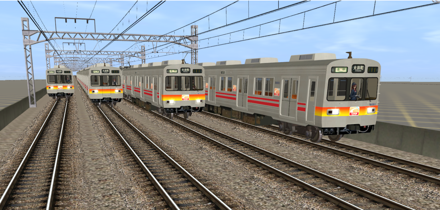 Tokyu 8090 And 8590 Serieses Oimachi Line Socimi